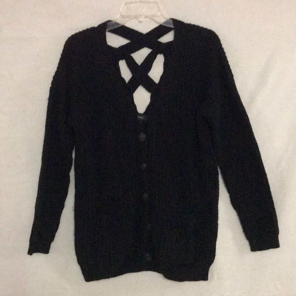 Med Black F21 Cardigan